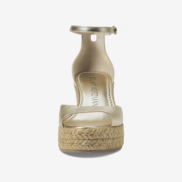 Stuart Weitzman Nudistcurve Espadrille Wedge Women's Shoes - Picture 13 of 16